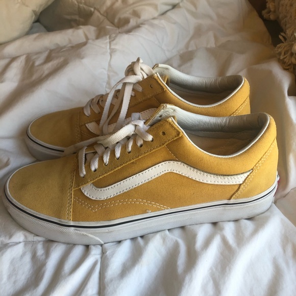 mustard vans womens